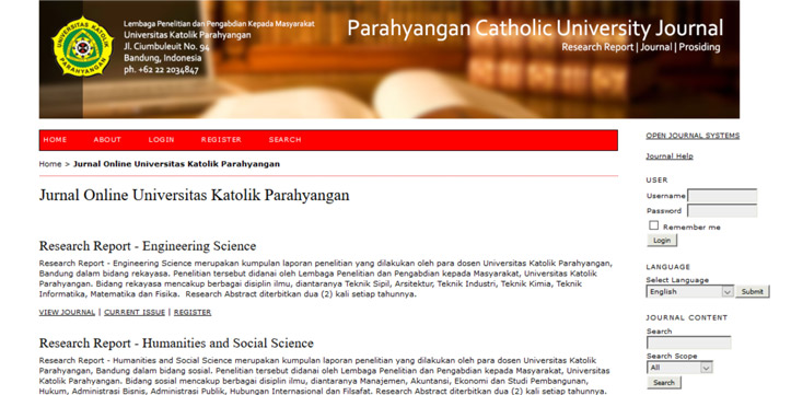LPPM Beri Akses Gratis Unduh e-Journal Unpar