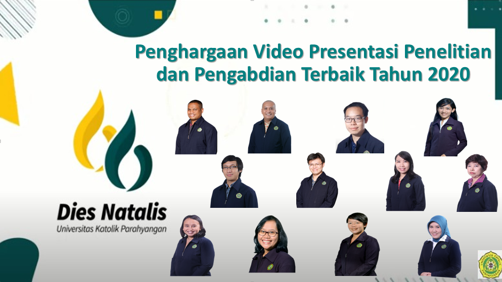 Penghargaan Video Presentasi Penelitian dan Pengabdian Terbaik Tahun 2020