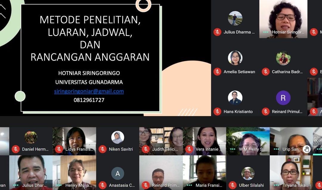 Workshop Penulisan Proposal Penelitian RISTEK-BRIN Tahun 2021