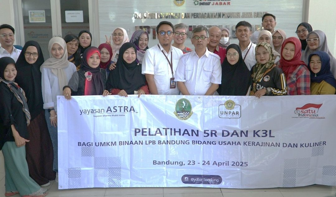 UNPAR Bersama YDBA Gelar Pelatihan 5R & K3L Bagi 25 UMKM Kerajinan dan Kuliner